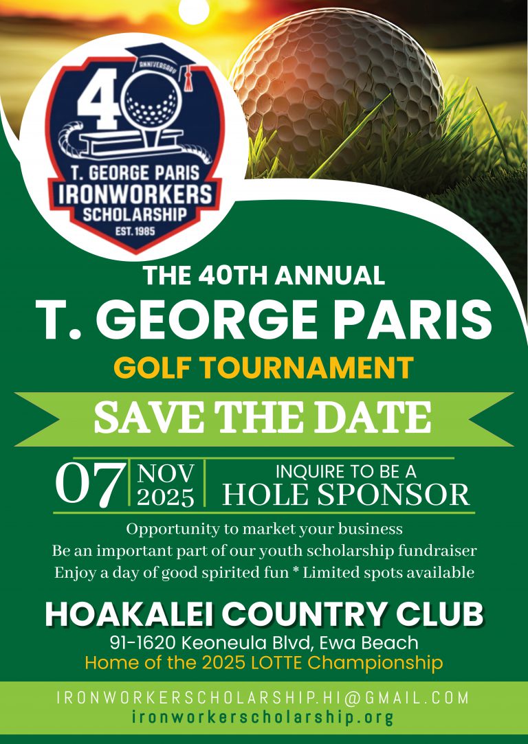 40th Annual T. George Paris Golf Tournament